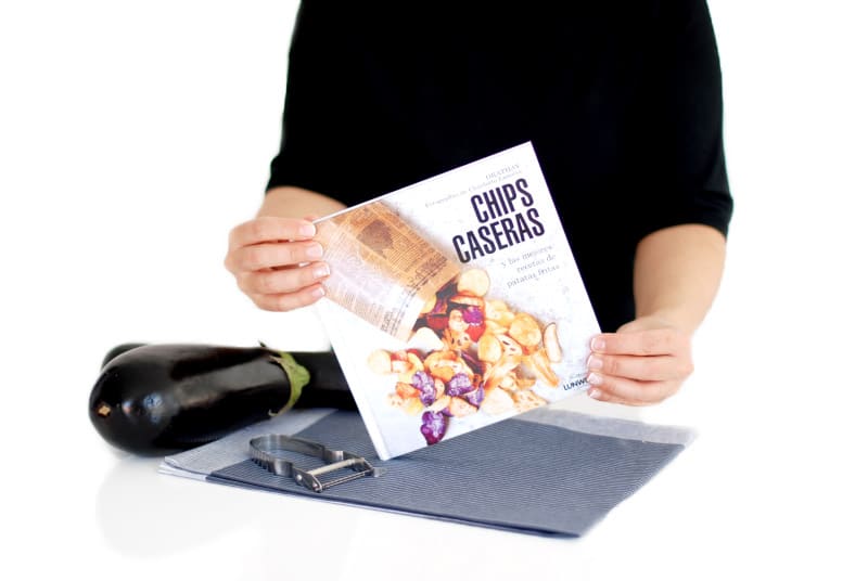 Un libro que te hará cambiar cada día de guarnición "Chips caseras"