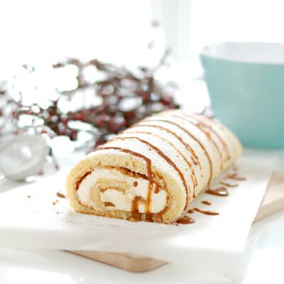 Brazo de gitano de dulce de leche
