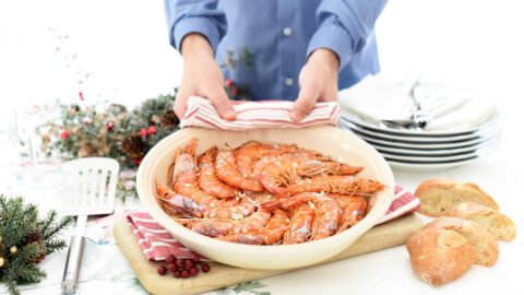 Gambones al horno, para todos los que quieras :D