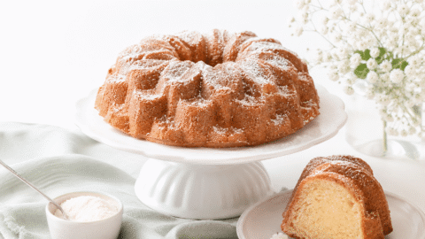 Bundt cake de coco