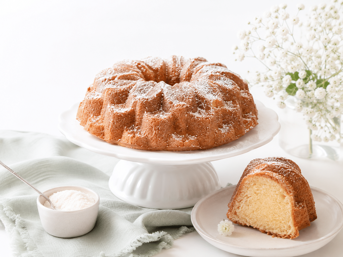 Bundt cake de coco