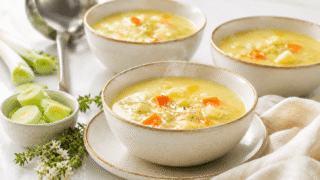 Porrusalda básica o con bacalao