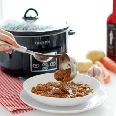 Lentejas guisadas en CrockPot