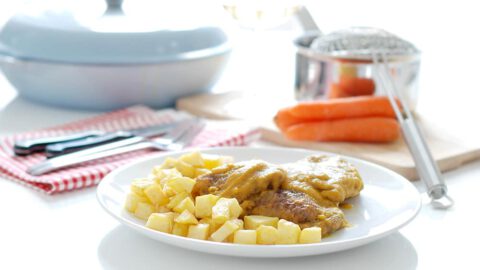 Filetes de ternera en salsa, con Thermomix ®