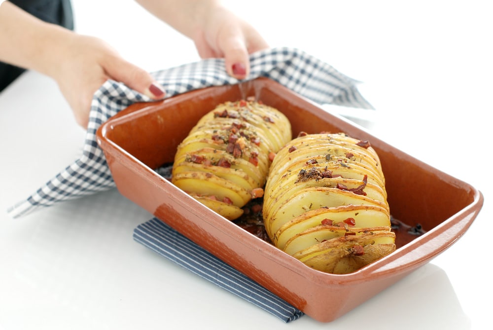 Patatas Hasselback al horno