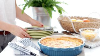 Quiche cuatro quesos