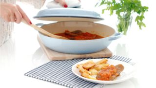 Lengua de ternera en salsa de tomate frito