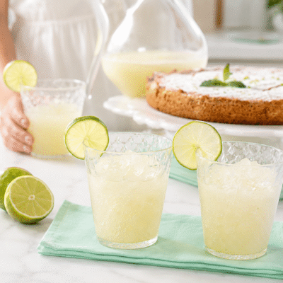 Granizado de limón casero