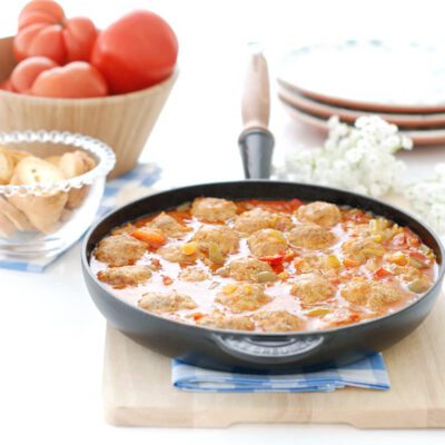 Albóndigas en salsa en el Varoma