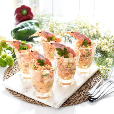 Salpicón de marisco con Thermomix®
