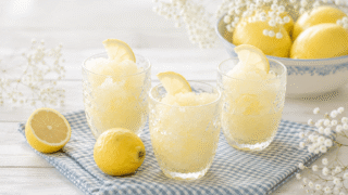 Sorbete de limón casero