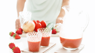 Gazpacho de fresas
