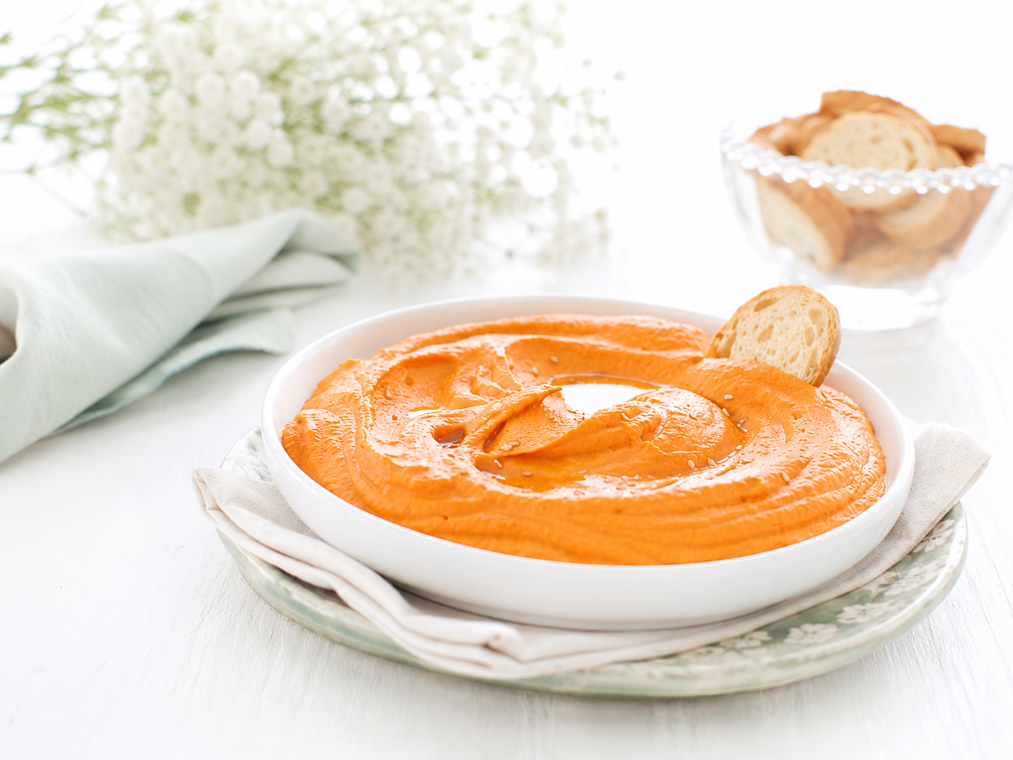 Hummus de pimientos del piquillo