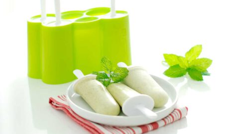 Helado de hierbabuena