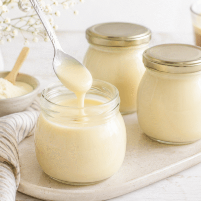 Leche condensada casera