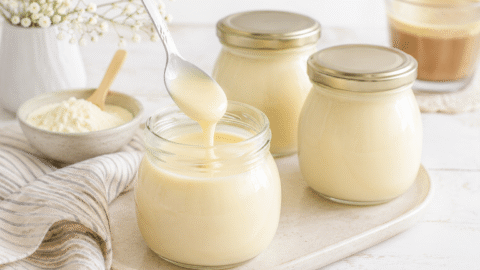 Leche condensada casera