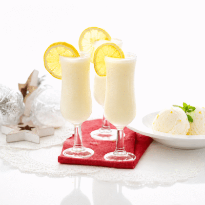 Sorbete de limón al cava