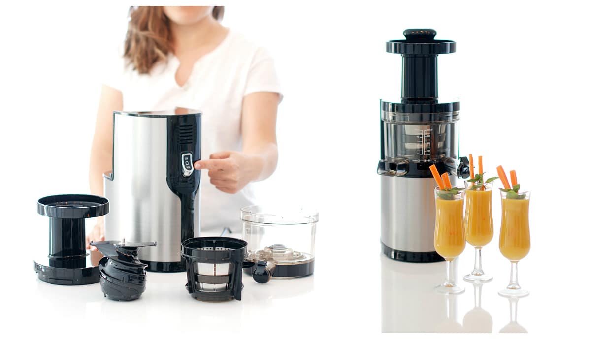 Así es una Slow Juicer de Hurom® desmontada Así es una Slow Juicer de Hurom® desmontada