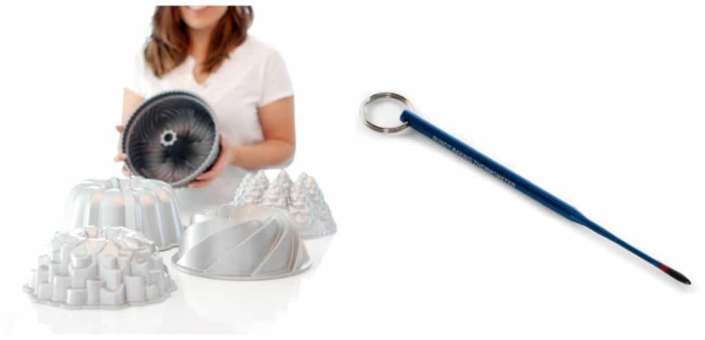 Moldes NordicWare® y termómetro para Bundt Moldes Nordic y termómetro