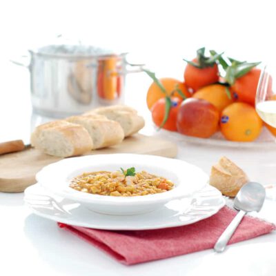 Guiso "mar y tierra" con Thermomix®