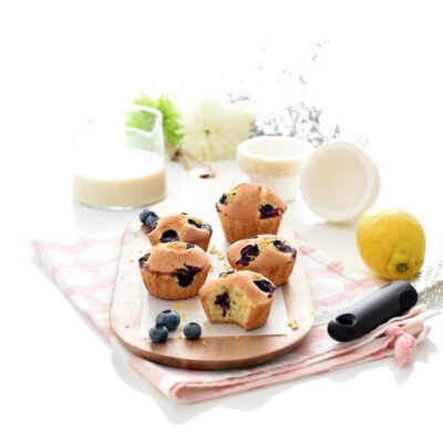 Bizcochitos de arroz con frutas con Thermomix®