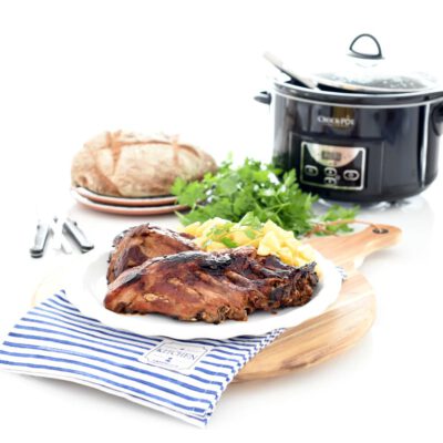 Costillas a la barbacoa en Crock Pot®