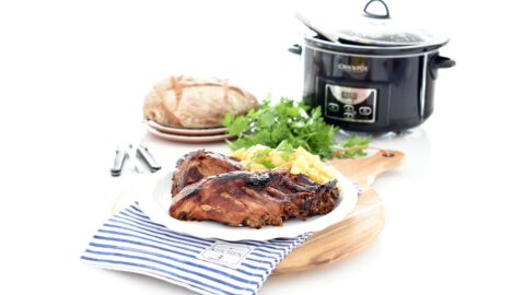 Costillas a la barbacoa en Crock Pot®