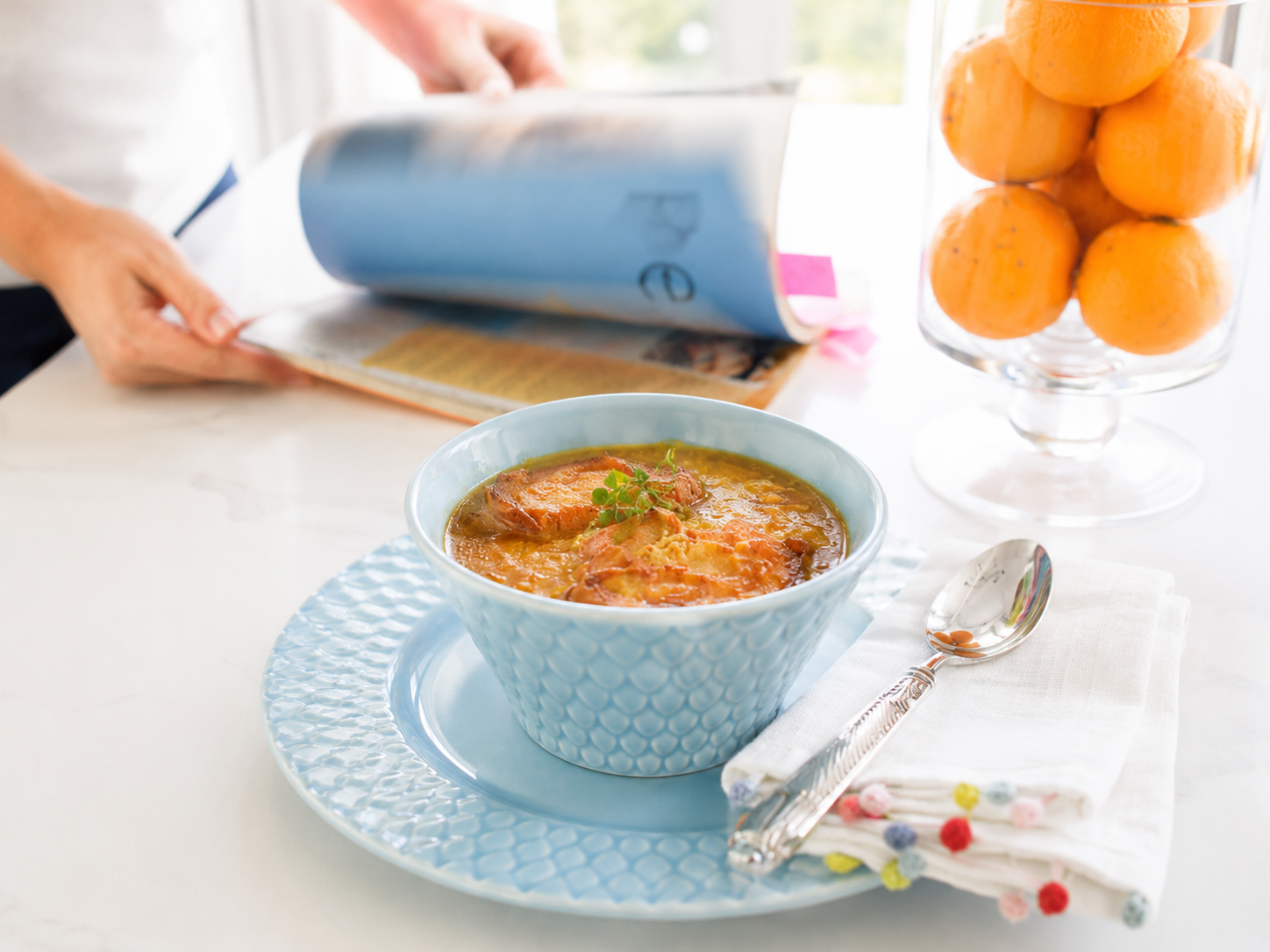 Sopa de ajo con Thermomix®