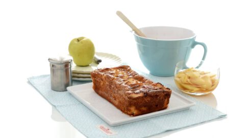 Tarta rústica de manzana
