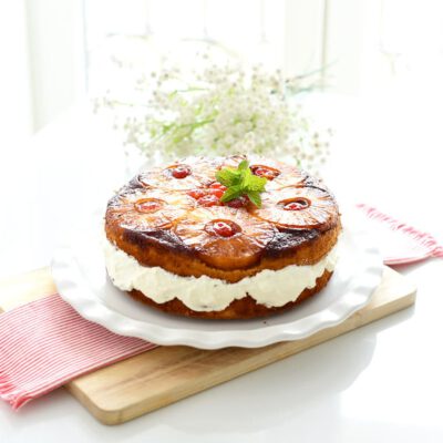 Tarta de piña invertida con Thermomix®