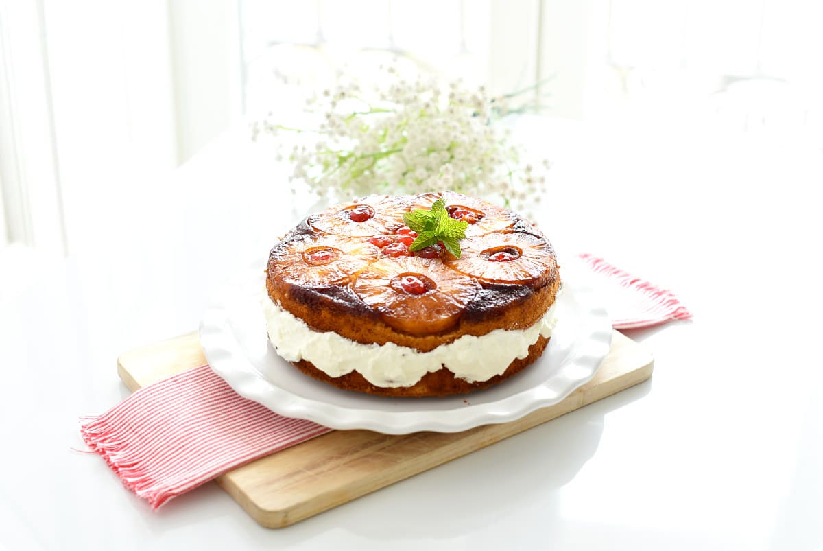 Tarta de piña invertida con Thermomix®