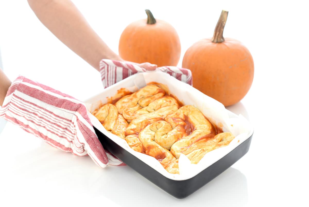 Intestinos de hojaldre para Halloween