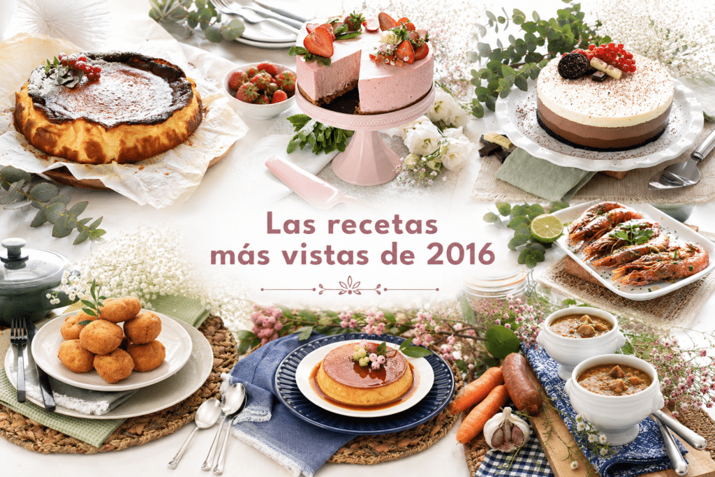 Las recetas más vistas de 2016