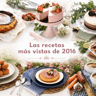 Las recetas más vistas de 2016
