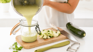 Bechamel de dieta, con calabacín