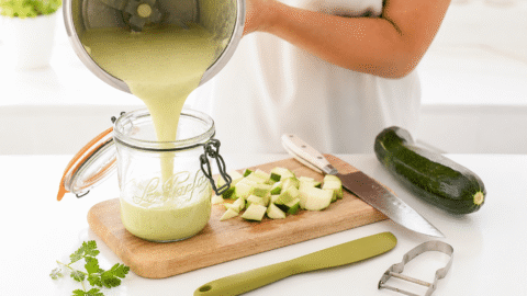 Bechamel de dieta, con calabacín