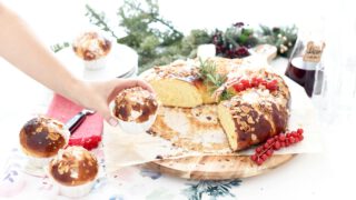 Magdalenas de roscón de Reyes y un roscón de lujo