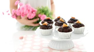 Magdalenas de chocolate y naranja con Thermomix®
