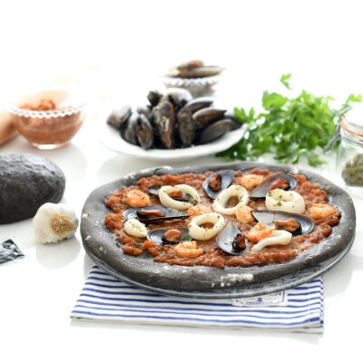 Pizza Frutti di mare con Thermomix®