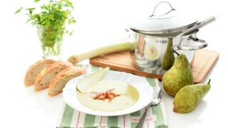 Vichyssoise con peras en Thermomix®