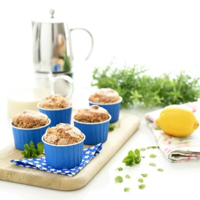 Magdalenas sin huevo y sin leche con Thermomix®