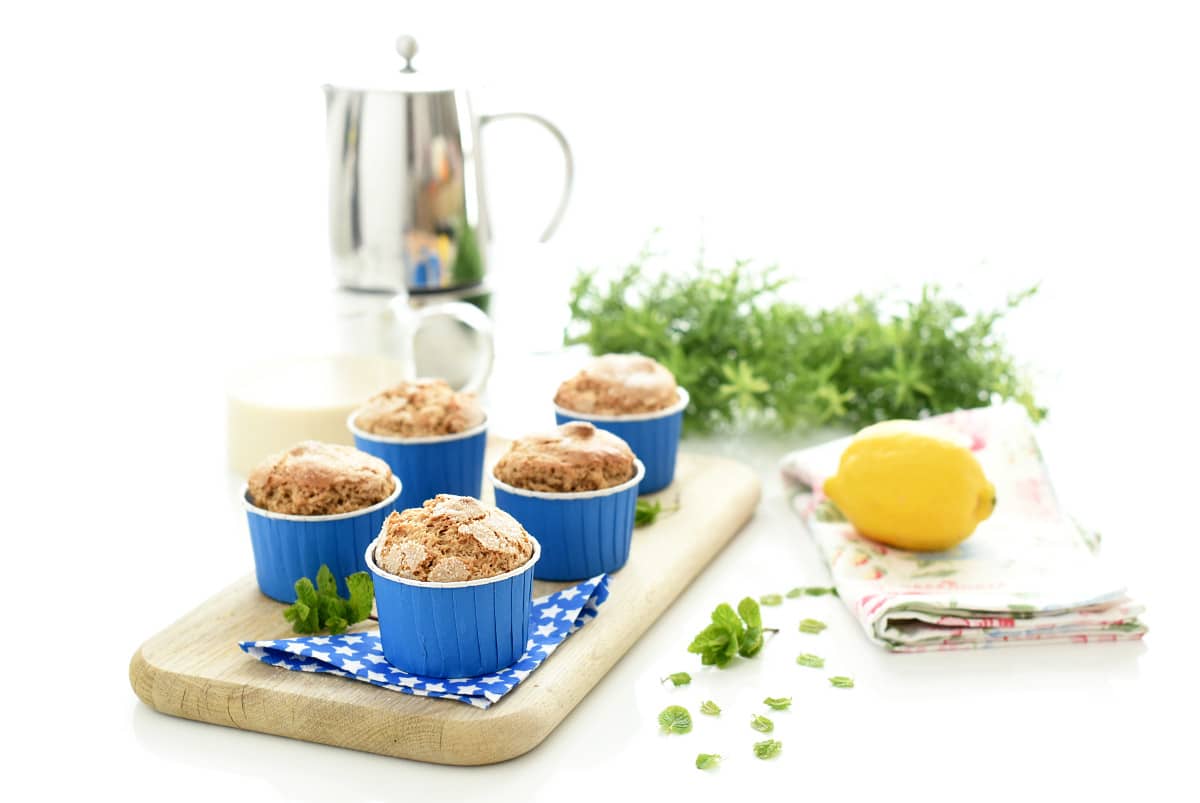 Magdalenas sin huevo y sin leche con Thermomix®