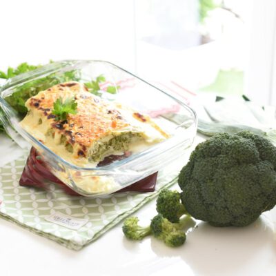 Canelones de brocoli