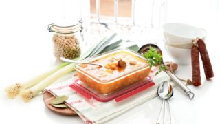 Guiso de garbanzos con chorizo