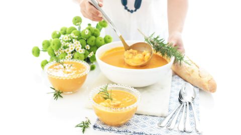 Crema de rape y gambas con Thermomix®, deliciosaaa