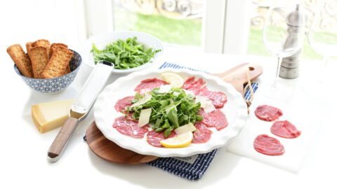 Carpaccio de solomillo de ternera