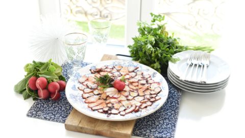 Carpaccio de pulpo, facilísimoooo