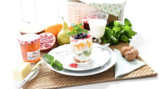 Yogur con frutas