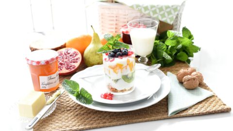 Yogur con frutas