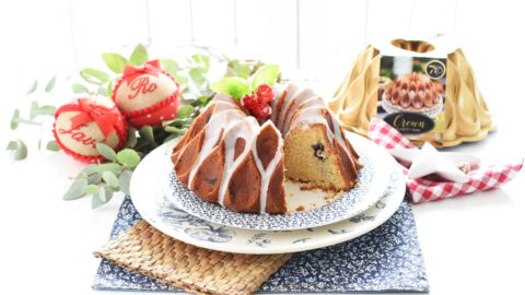 Bundt cake de arándanos